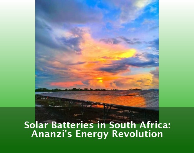 Solar Batteries in South Africa: Ananzi's Energy Revolution