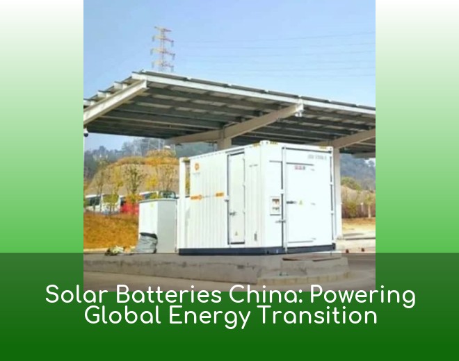 Solar Batteries China: Powering Global Energy Transition