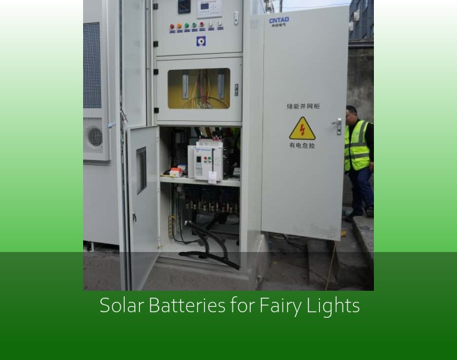 Solar Batteries for Fairy Lights