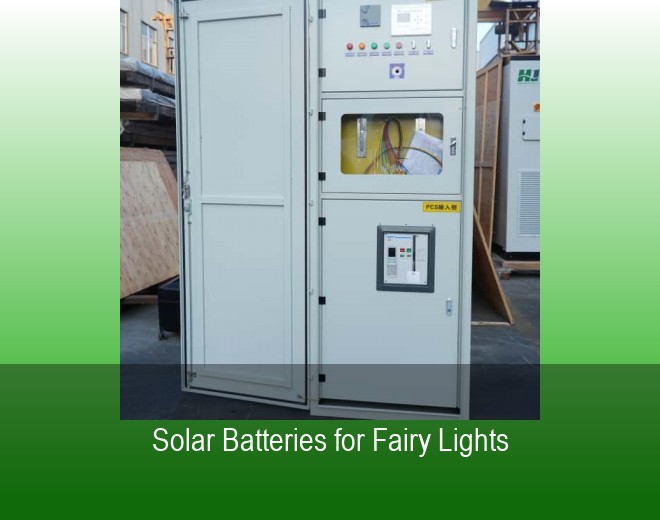 Solar Batteries for Fairy Lights