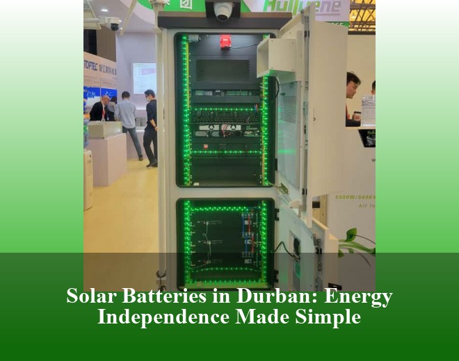 Solar Batteries in Durban: Energy Independence Made Simple