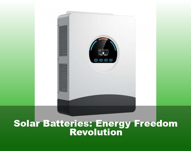 Solar Batteries: Energy Freedom Revolution