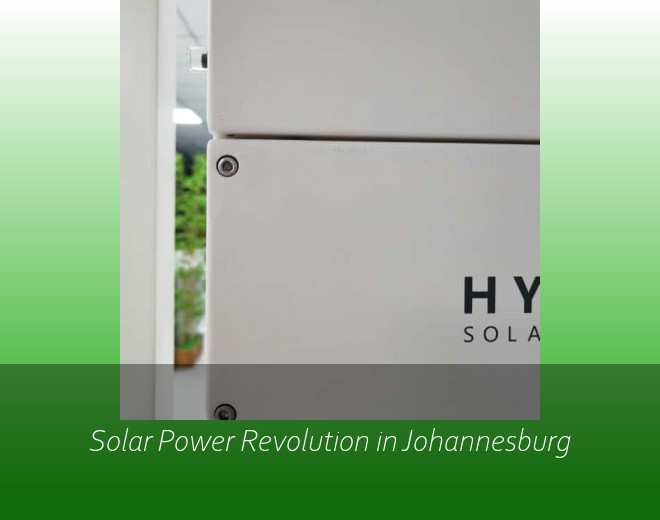 Solar Power Revolution in Johannesburg
