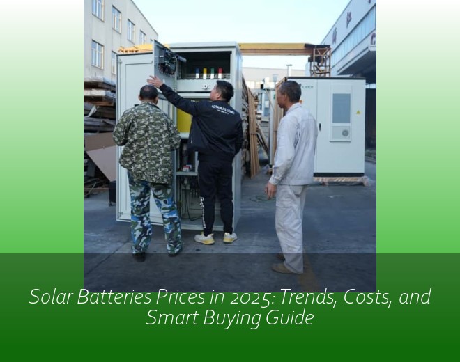Solar Batteries Prices in 2025: Trends, Costs, and Smart Buying Guide