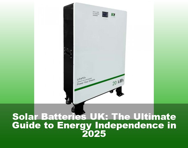 Solar Batteries UK: The Ultimate Guide to Energy Independence in 2025