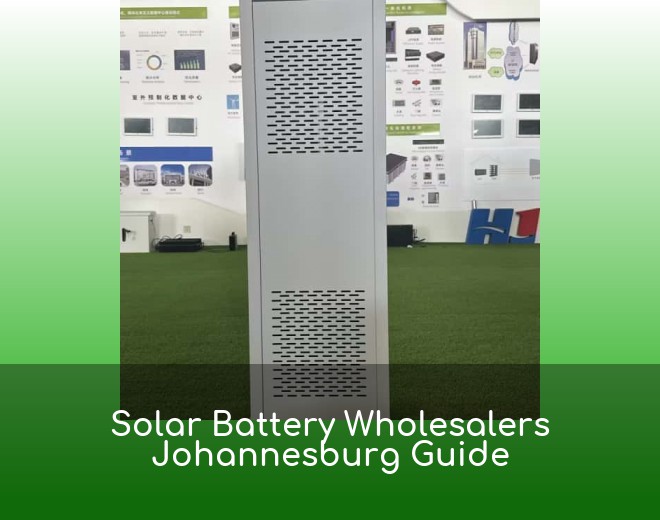 Solar Battery Wholesalers Johannesburg Guide
