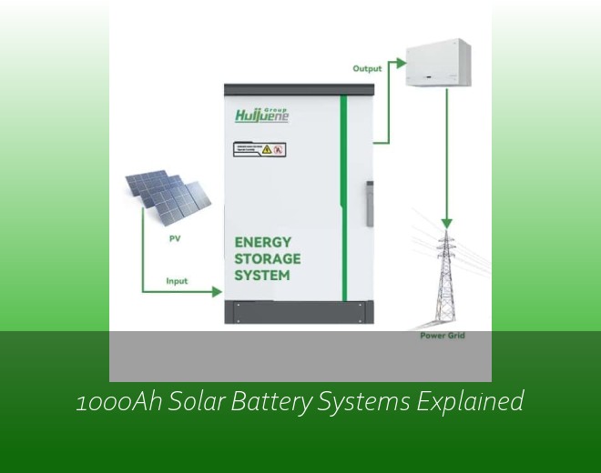 1000Ah Solar Battery Systems Explained