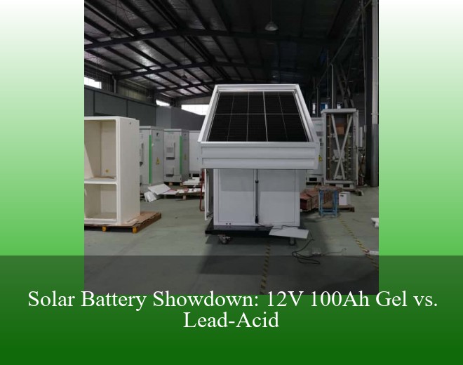 Solar Battery Showdown: 12V 100Ah Gel vs. Lead-Acid