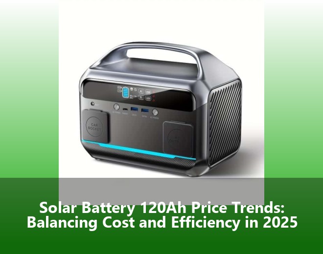 Solar Battery 120Ah Price Trends: Balancing Cost and Efficiency in 2025