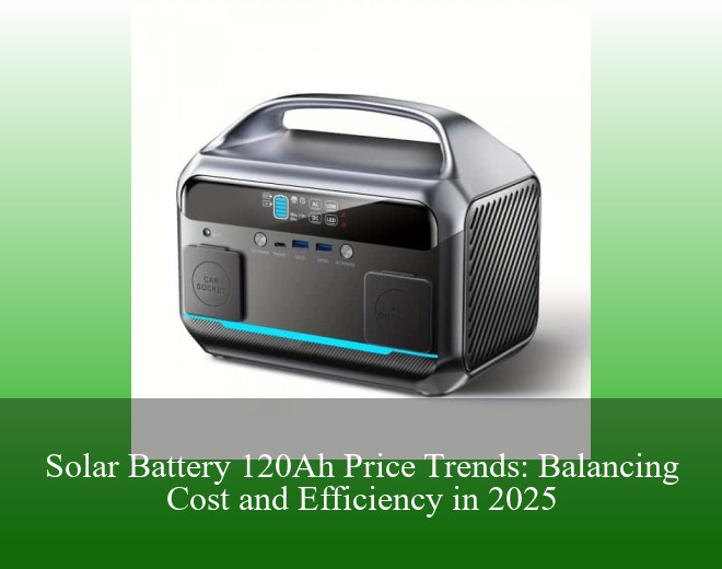 Solar Battery 120Ah Price Trends: Balancing Cost and Efficiency in 2025