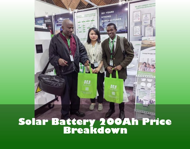 Solar Battery 200Ah Price Breakdown