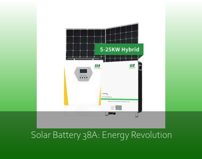 Solar Battery 38A: Energy Revolution