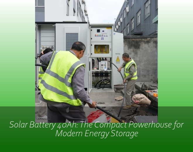 Solar Battery 40Ah: The Compact Powerhouse for Modern Energy Storage