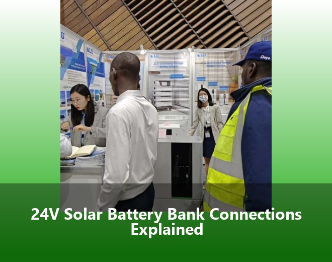 24V Solar Battery Bank Connections Explained