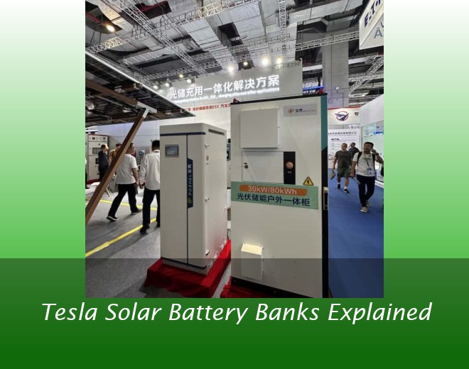 Tesla Solar Battery Banks Explained