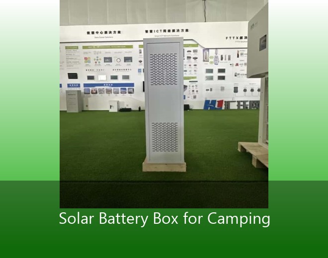 Solar Battery Box for Camping