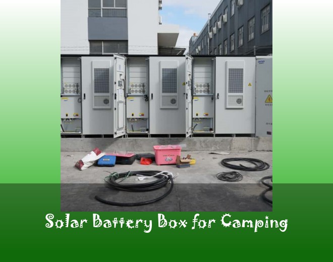 Solar Battery Box for Camping