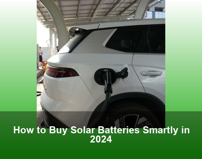 How to Buy Solar Batteries Smartly in 2024