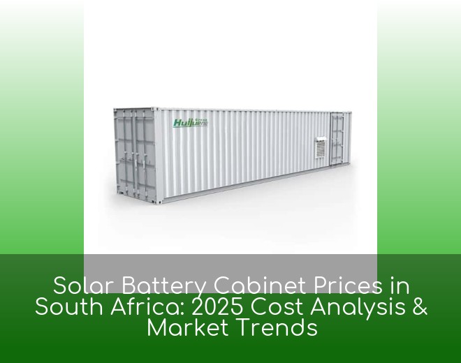 Solar Battery Cabinet Prices in South Africa: 2025 Cost Analysis & Market Trends