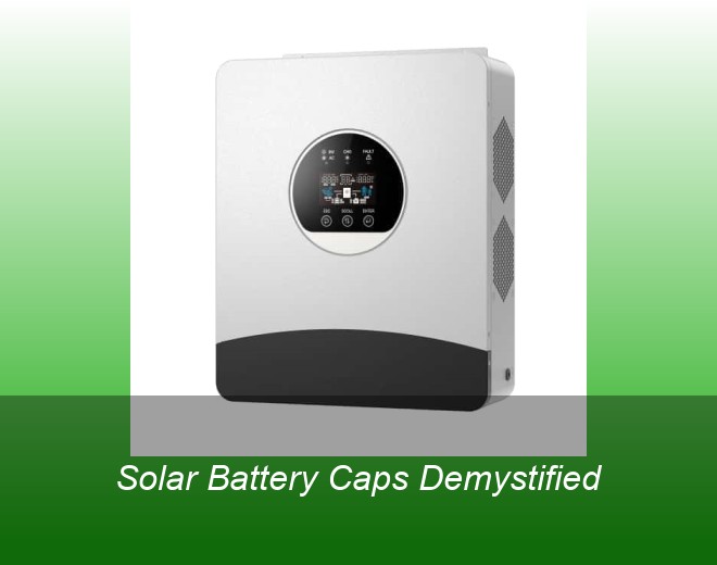 Solar Battery Caps Demystified