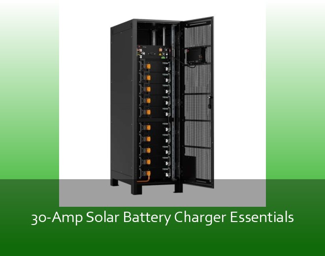 30-Amp Solar Battery Charger Essentials