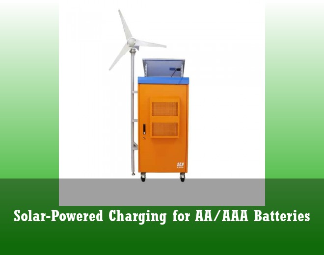 Solar-Powered Charging for AA/AAA Batteries