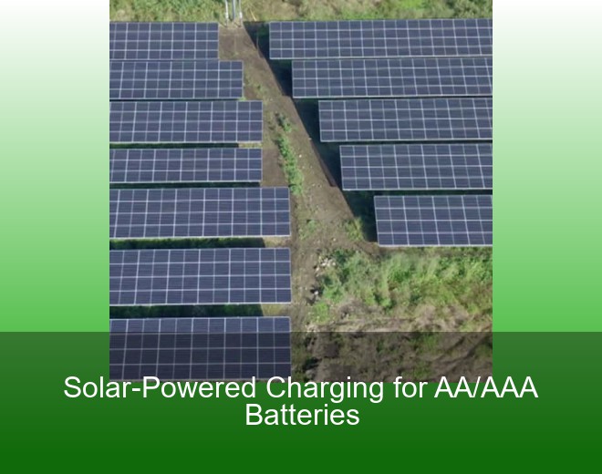 Solar-Powered Charging for AA/AAA Batteries