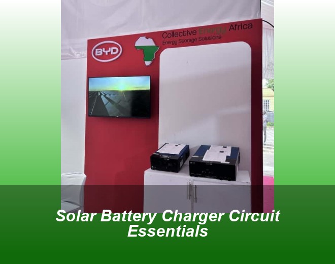 Solar Battery Charger Circuit Essentials