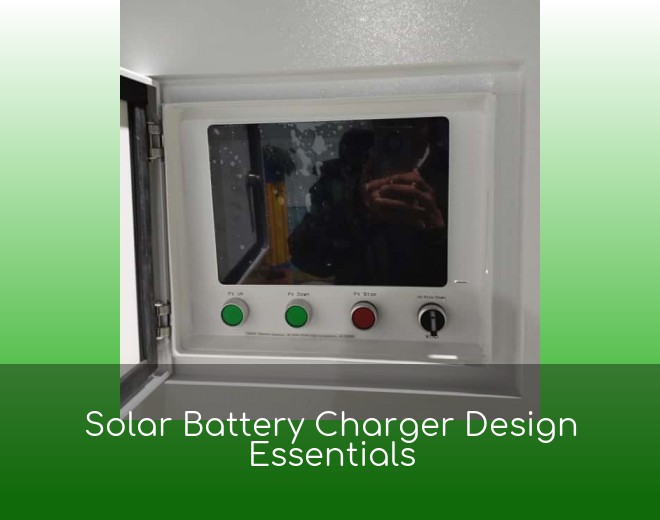 Solar Battery Charger Design Essentials