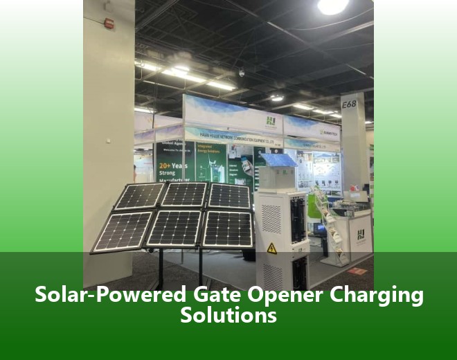 Solar-Powered Gate Opener Charging Solutions