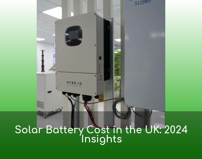 Solar Battery Cost in the UK: 2024 Insights