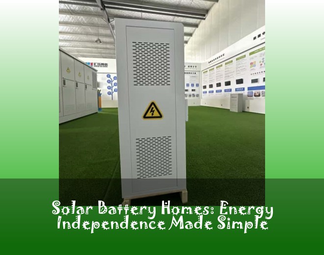 Solar Battery Homes: Energy Independence Made Simple