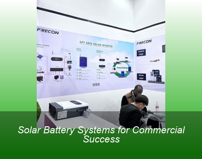 Solar Battery Systems for Commercial Success