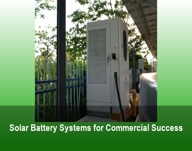 Solar Battery Systems for Commercial Success