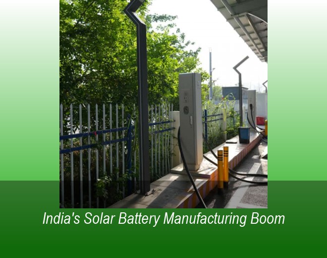 India's Solar Battery Manufacturing Boom