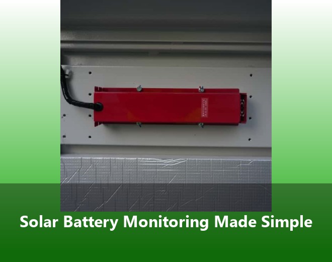 Solar Battery Monitoring Made Simple