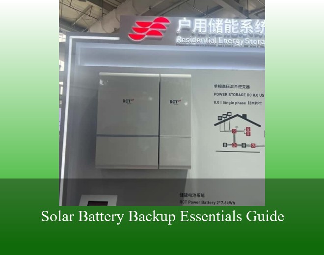 Solar Battery Backup Essentials Guide
