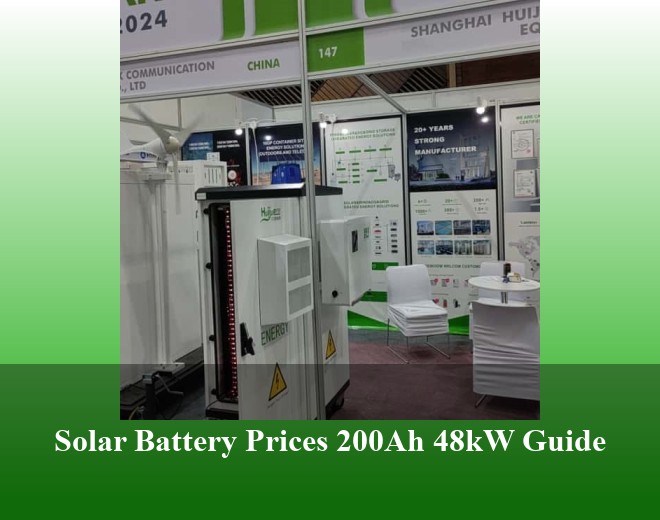Solar Battery Prices 200Ah 48kW Guide