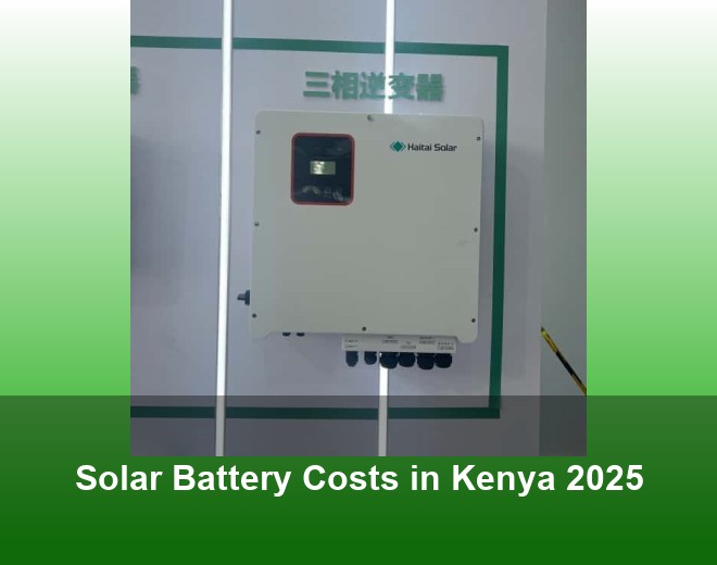 Solar Battery Costs in Kenya 2025