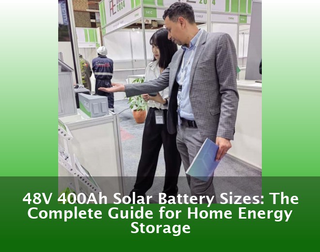 48V 400Ah Solar Battery Sizes: The Complete Guide for Home Energy Storage