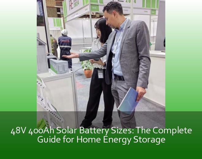 48V 400Ah Solar Battery Sizes: The Complete Guide for Home Energy Storage