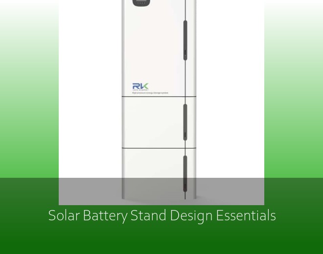 Solar Battery Stand Design Essentials