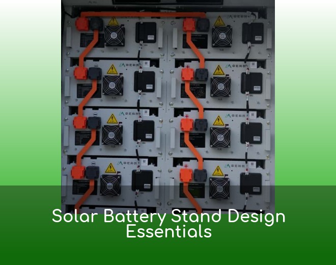 Solar Battery Stand Design Essentials