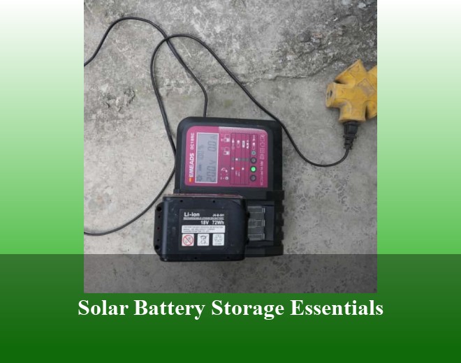 Solar Battery Storage Essentials