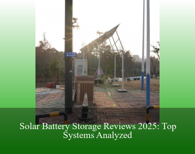 Solar Battery Storage Reviews 2025: Top Systems Analyzed