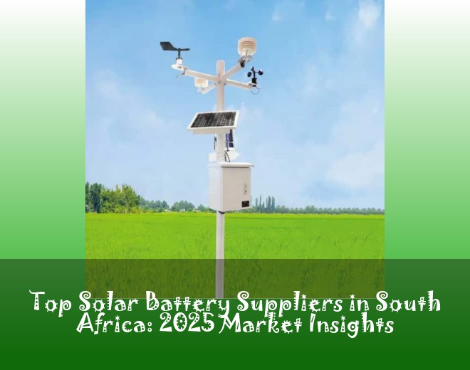 Top Solar Battery Suppliers in South Africa: 2025 Market Insights