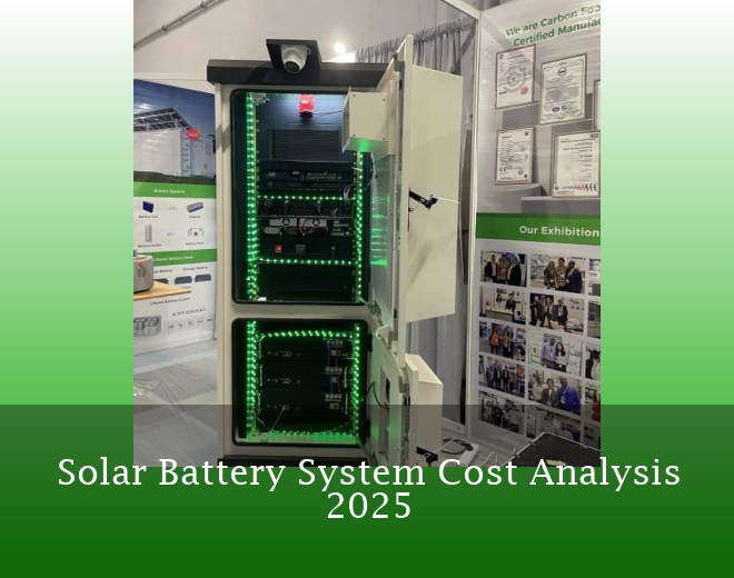 Solar Battery System Cost Analysis 2025