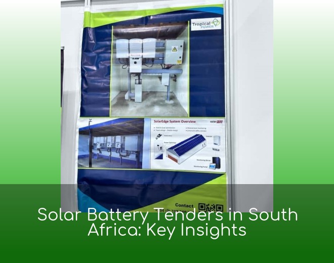 Solar Battery Tenders in South Africa: Key Insights