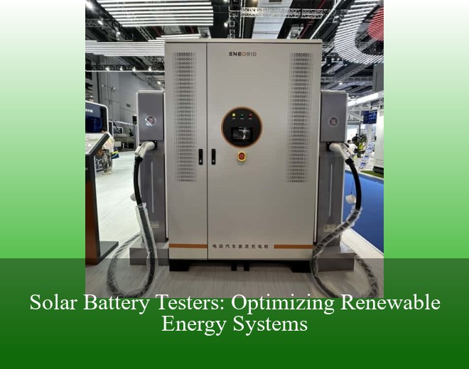 Solar Battery Testers: Optimizing Renewable Energy Systems