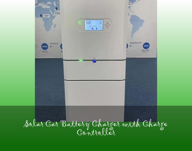 Solar Car Battery Charger with Charge Controller